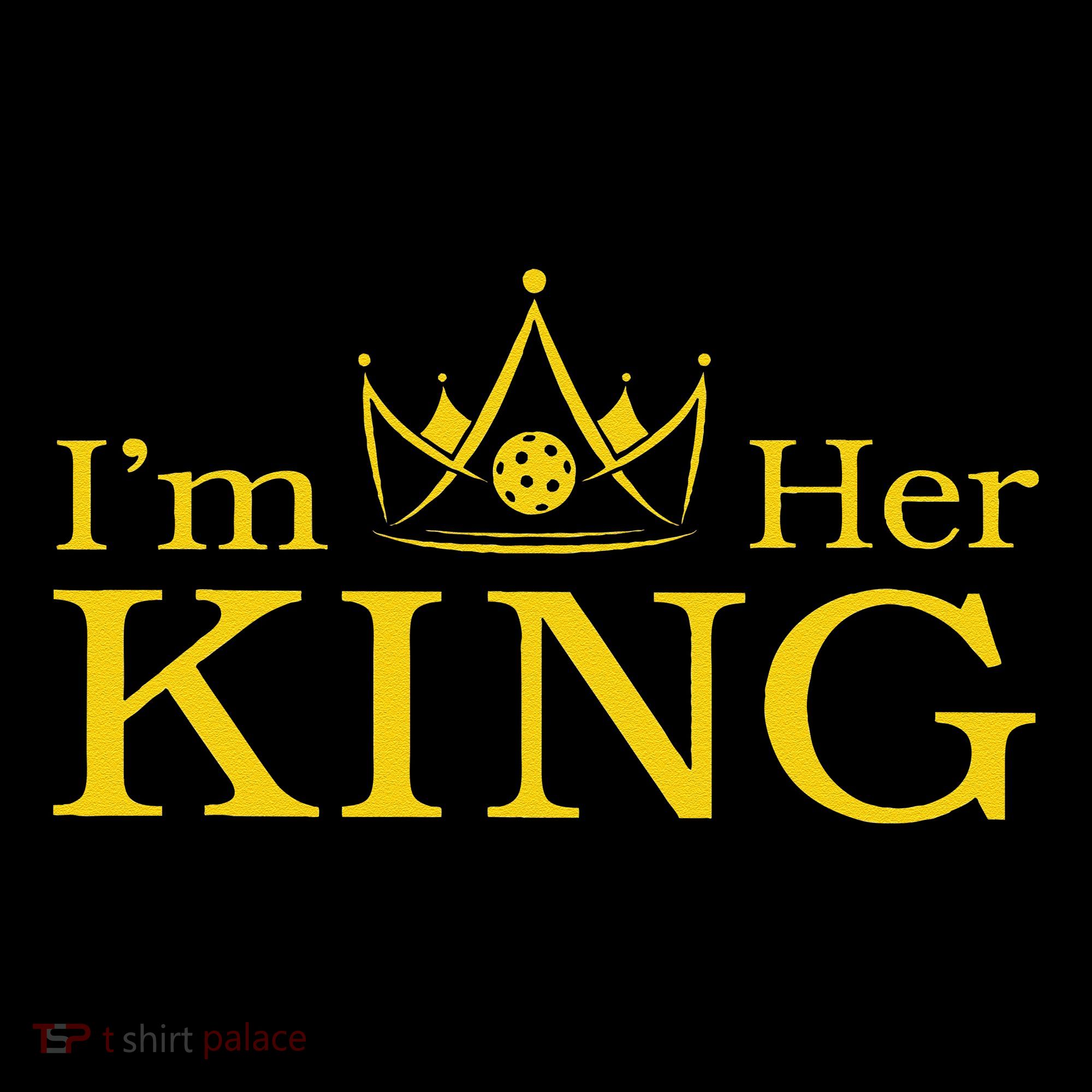 Pickleball King IM His Queen IM Her King Couple Coffee Mug