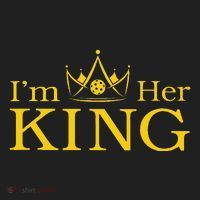 Pickleball King IM His Queen IM Her King Couple Tumbler thumb 3