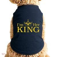 Pickleball King IM His Queen IM Her King Couple Doggie Tank thumb 0
