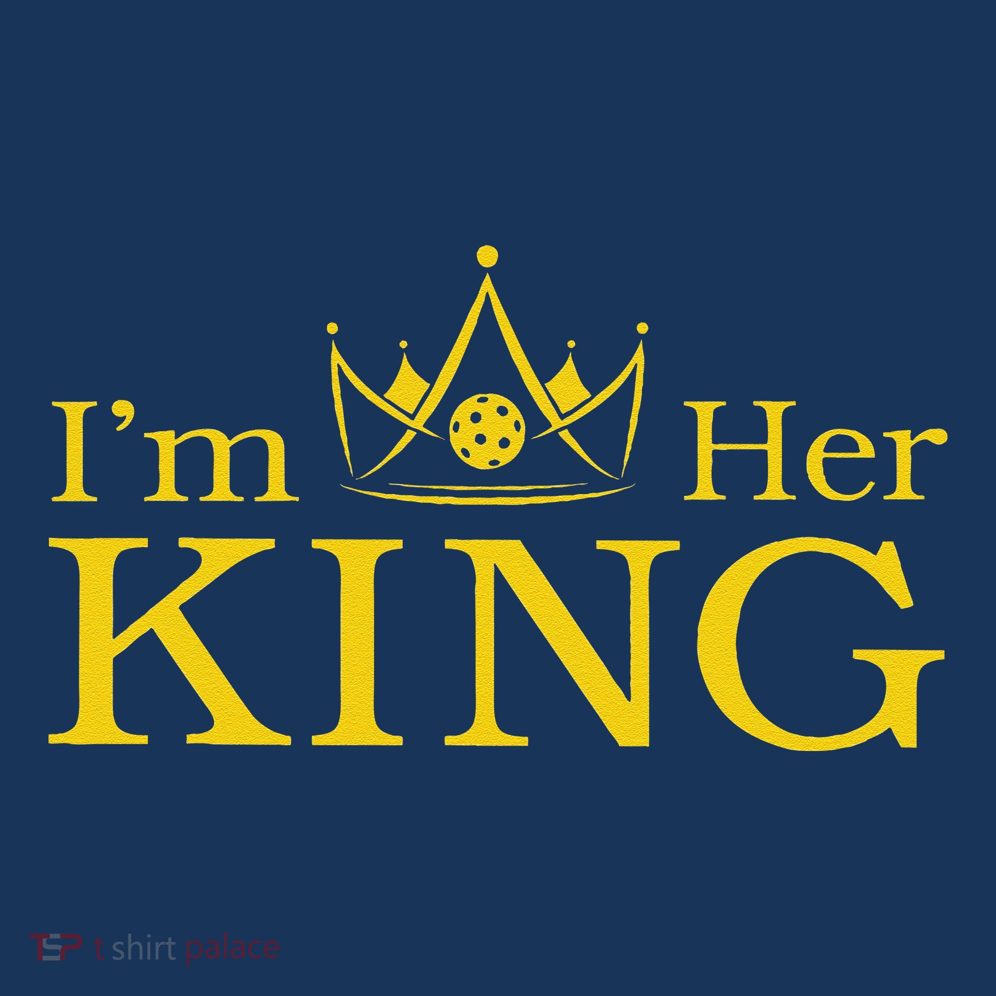 Pickleball King IM His Queen IM Her King Couple Sweatshirt