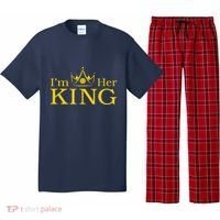 Pickleball King IM His Queen IM Her King Couple Pajama Set thumb 0