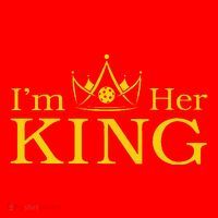 Pickleball King IM His Queen IM Her King Couple Santa Hat thumb 1