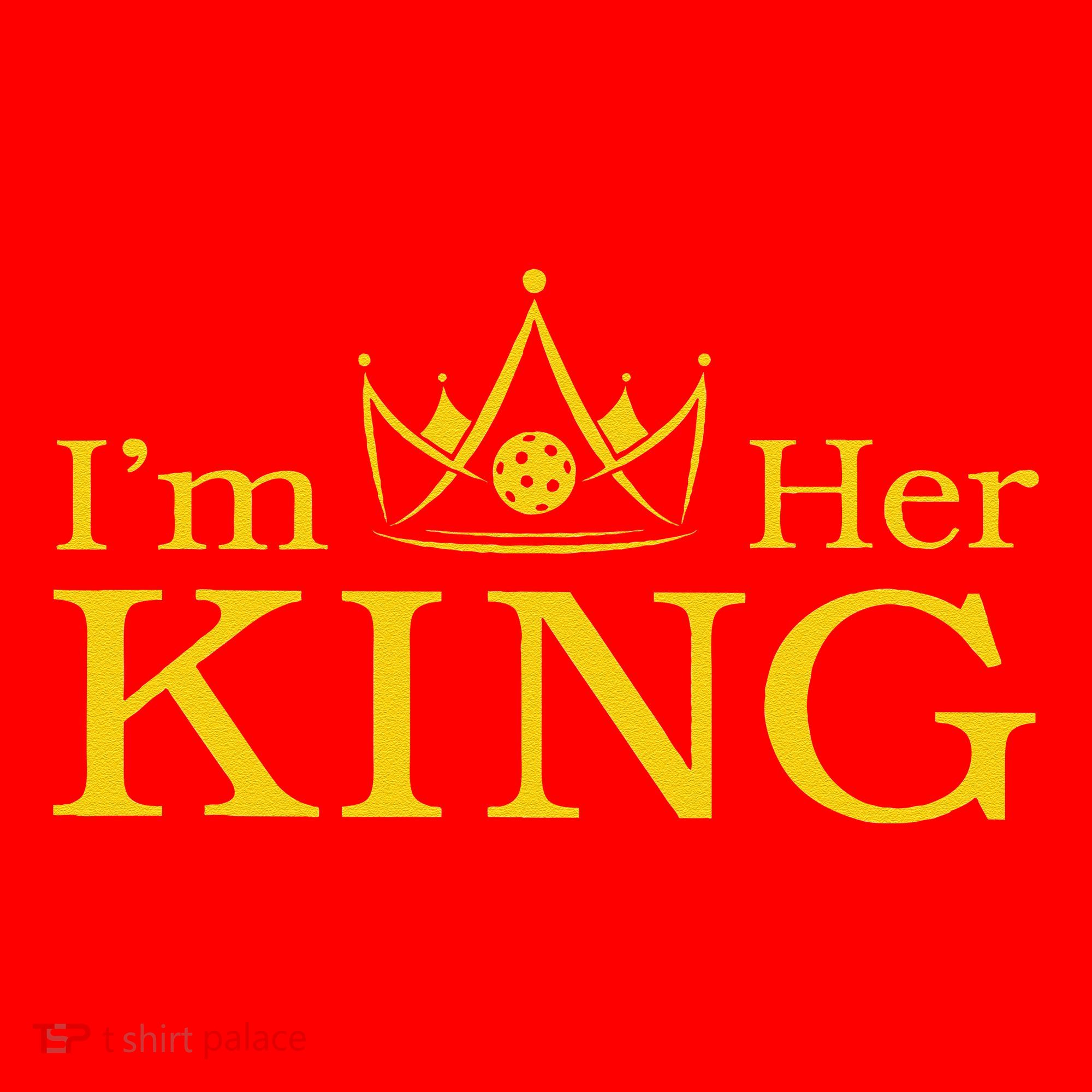 Pickleball King IM His Queen IM Her King Couple Santa Hat