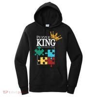 Puzzle King Jigsaw Puzzle Lover Puzzle Pieces Gift Women's Hoodie thumb 0