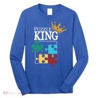 Puzzle King Jigsaw Puzzle Lover Puzzle Pieces Gift Long Sleeve Shirt thumb 0