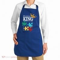Puzzle King Jigsaw Puzzle Lover Puzzle Pieces Gift Apron thumb 2