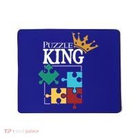 Puzzle King Jigsaw Puzzle Lover Puzzle Pieces Gift Mousepad thumb 0