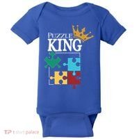 Puzzle King Jigsaw Puzzle Lover Puzzle Pieces Gift Baby Bodysuit thumb 0