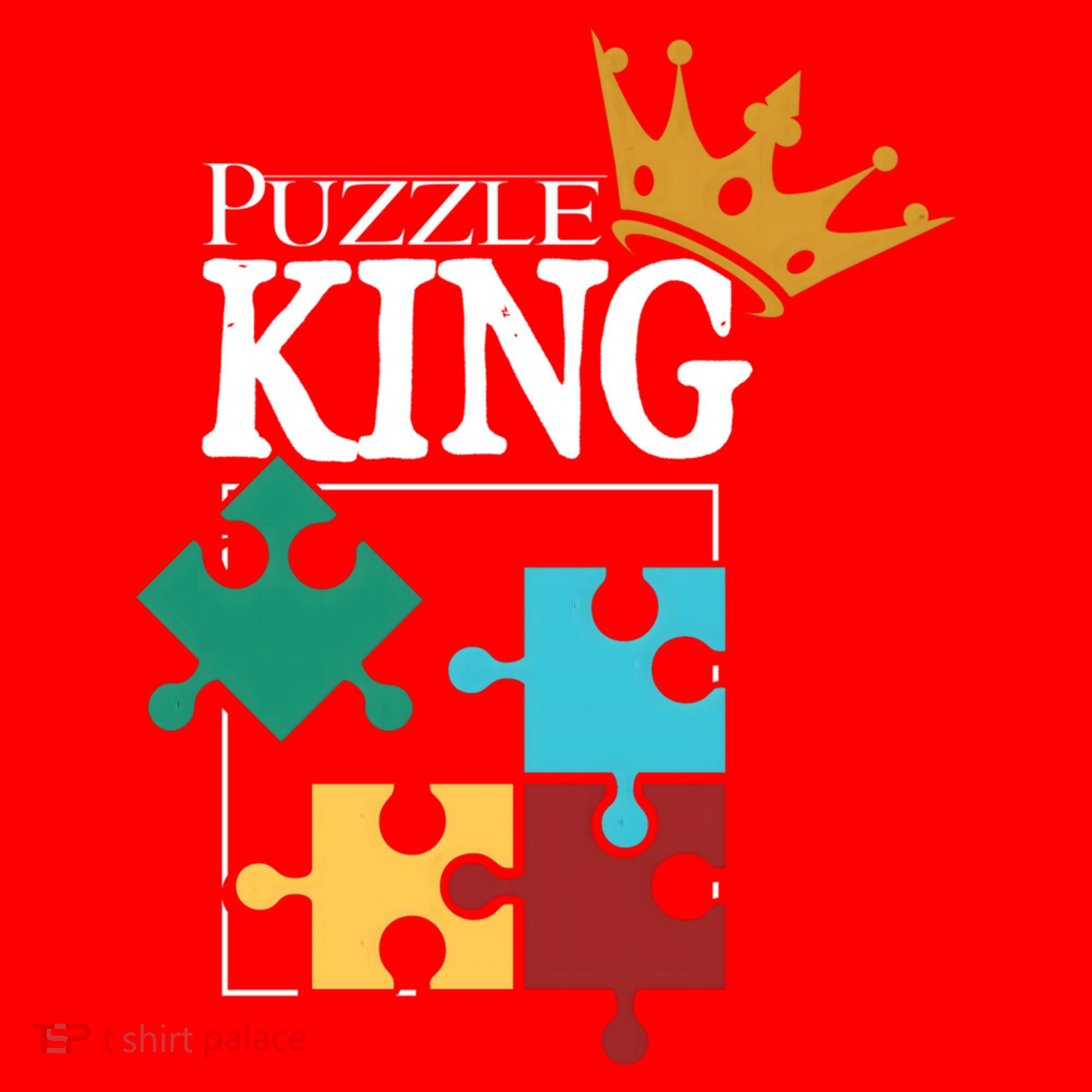 Puzzle King Jigsaw Puzzle Lover Puzzle Pieces Gift Santa Hat