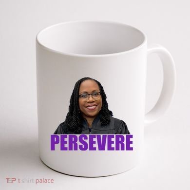 Persevere KBJ Judge Coffee Mug back