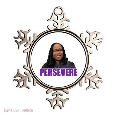 Persevere KBJ Judge Ornament