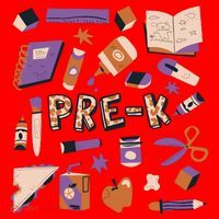 Pre K Kindergarten Back To School Santa Hat thumb 1