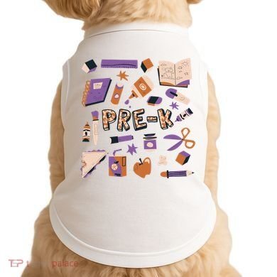 Pre K Kindergarten Back To School Doggie Tank