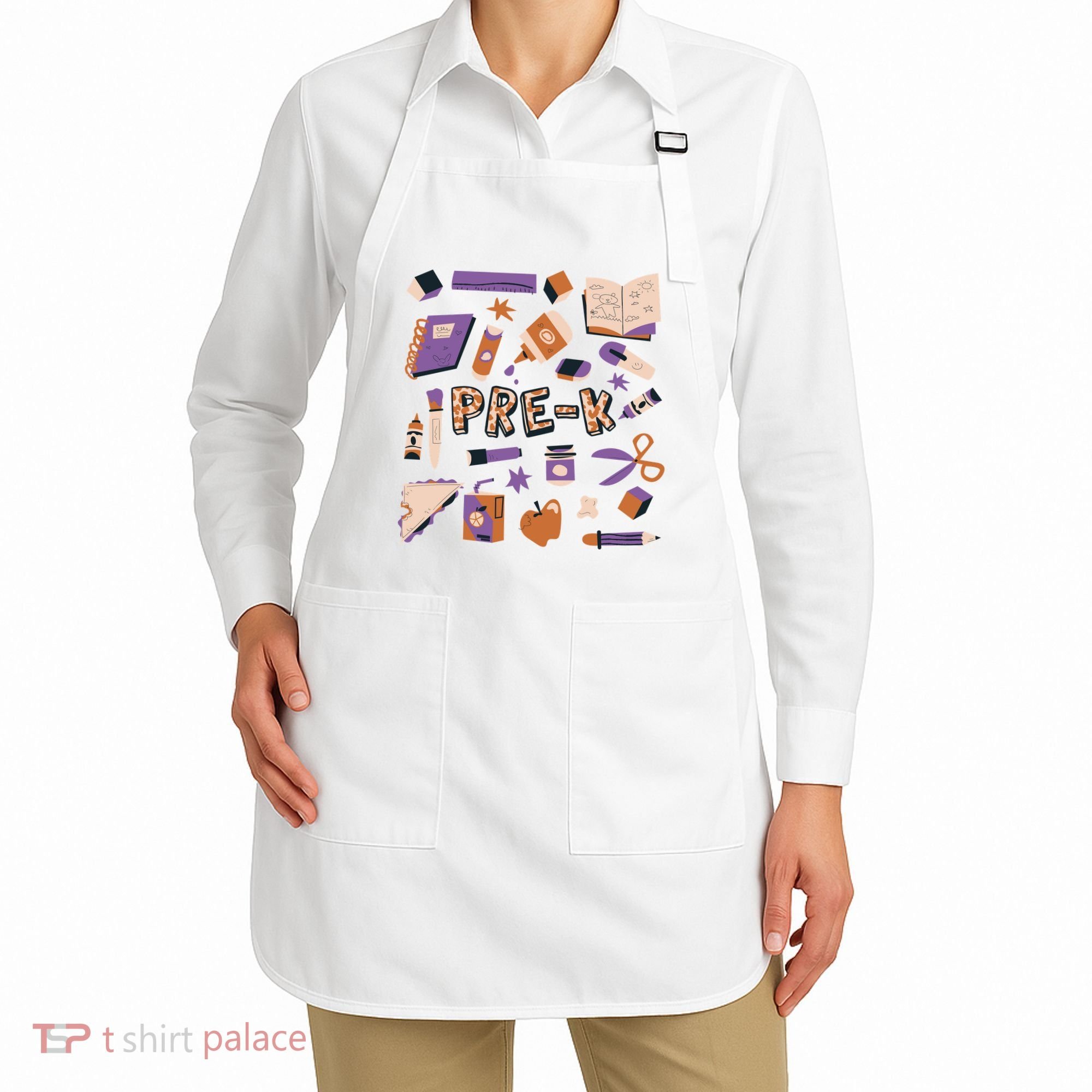 Pre K Kindergarten Back To School Apron
