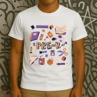 Pre K Kindergarten Back To School T-Shirt thumb 3