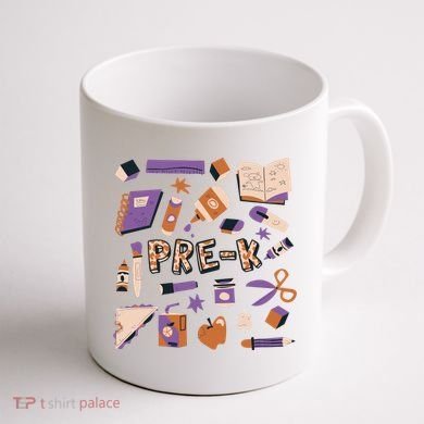 Pre K Kindergarten Back To School Coffee Mug back