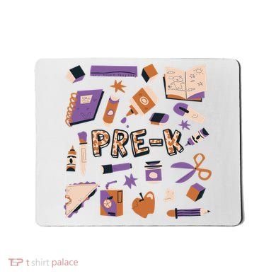 Pre K Kindergarten Back To School Mousepad