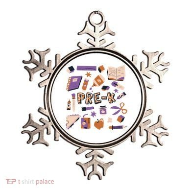 Pre K Kindergarten Back To School Ornament