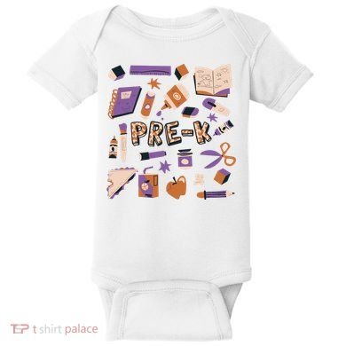 Pre K Kindergarten Back To School Baby Bodysuit