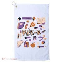 Pre K Kindergarten Back To School Golf Towel thumb 0