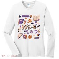 Pre K Kindergarten Back To School Women's Long Sleeve Shirt thumb 0