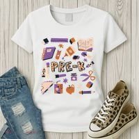 Pre K Kindergarten Back To School Women's T-Shirt thumb 3