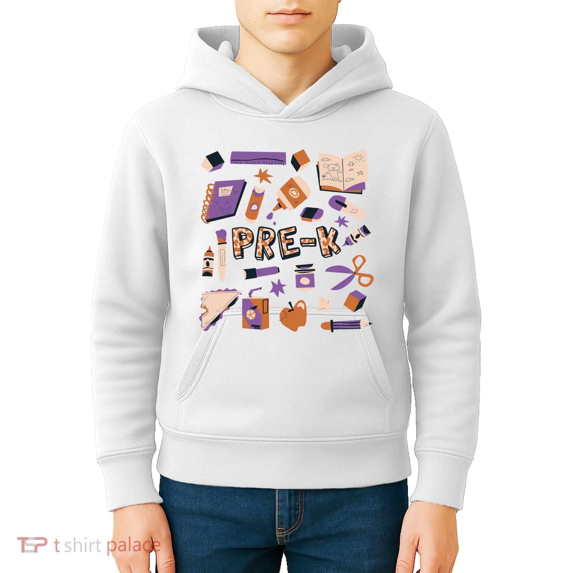 Pre K Kindergarten Back To School Kids Hoodie