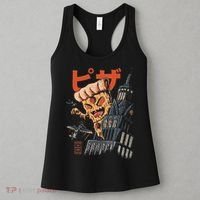 Pizza Kong Kaiju Monsters Fast Food Japanese Art Women's Tank Top thumb 3
