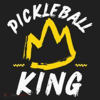 Pickleball King Legend Quote Dink Shot Paddle Player Crown Beanie thumb 2