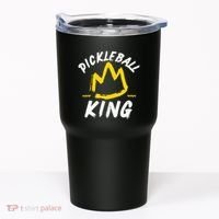 Pickleball King Legend Quote Dink Shot Paddle Player Crown Tumbler thumb 0