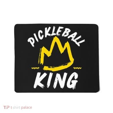 Pickleball King Legend Quote Dink Shot Paddle Player Crown Mousepad