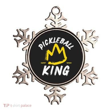 Pickleball King Legend Quote Dink Shot Paddle Player Crown Ornament