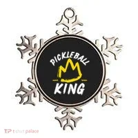 Pickleball King Legend Quote Dink Shot Paddle Player Crown Ornament thumb 0