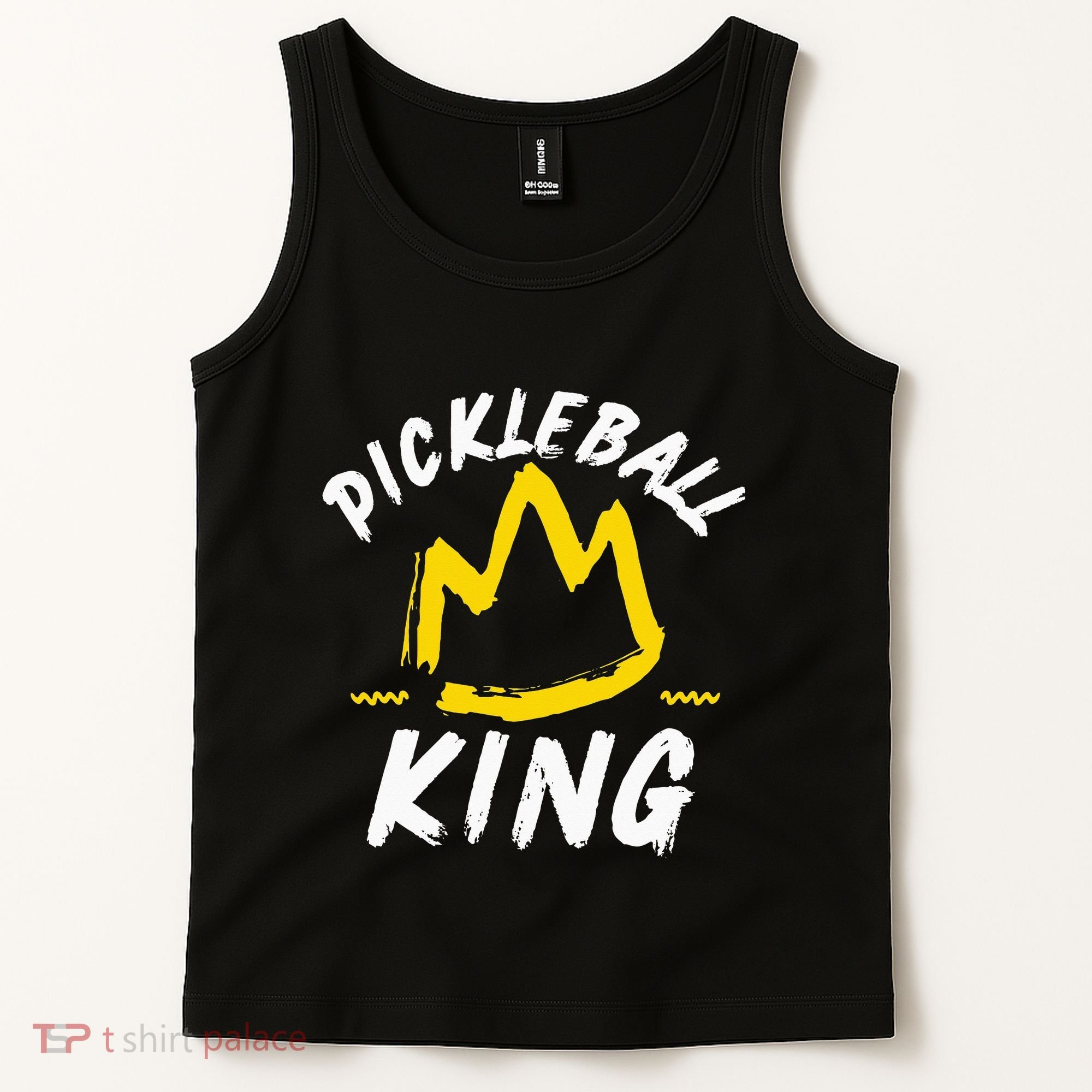 Pickleball King Legend Quote Dink Shot Paddle Player Crown Tank Top