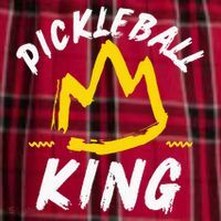Pickleball King Legend Quote Dink Shot Paddle Player Crown Men's Flannel Plaid Pajama Pants thumb 2