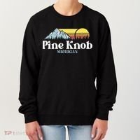 Pine Knob Michigan Ski Snowboarding Vacations Hiking Trails Women's Sweatshirt thumb 0