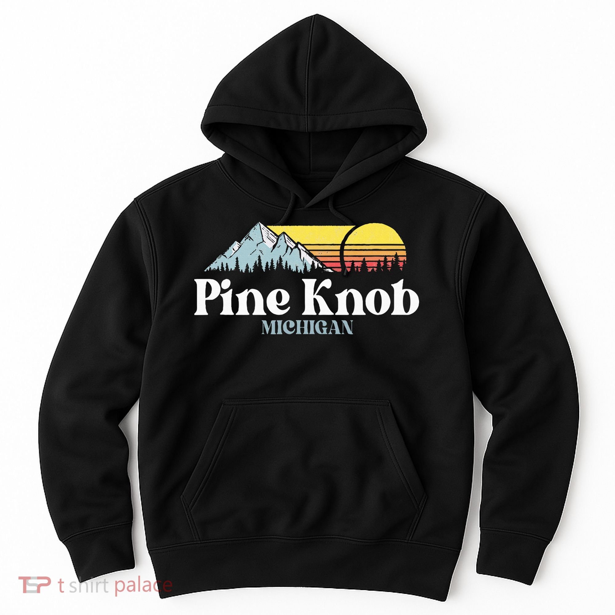Pine Knob Michigan Ski Snowboarding Vacations Hiking Trails Hoodie