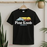 Pine Knob Michigan Ski Snowboarding Vacations Hiking Trails T-Shirt thumb 2