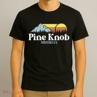 Pine Knob Michigan Ski Snowboarding Vacations Hiking Trails T-Shirt thumb 3
