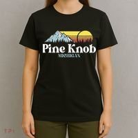 Pine Knob Michigan Ski Snowboarding Vacations Hiking Trails T-Shirt thumb 4