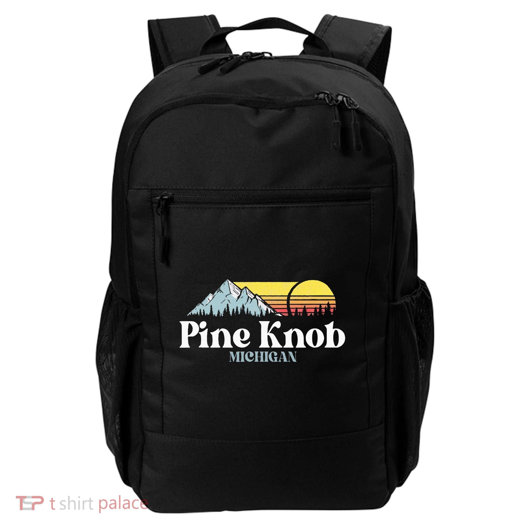 Pine Knob Michigan Ski Snowboarding Vacations Hiking Trails Backpack