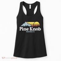Pine Knob Michigan Ski Snowboarding Vacations Hiking Trails Women's Tank Top thumb 0