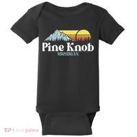 Pine Knob Michigan Ski Snowboarding Vacations Hiking Trails Baby Bodysuit thumb 0