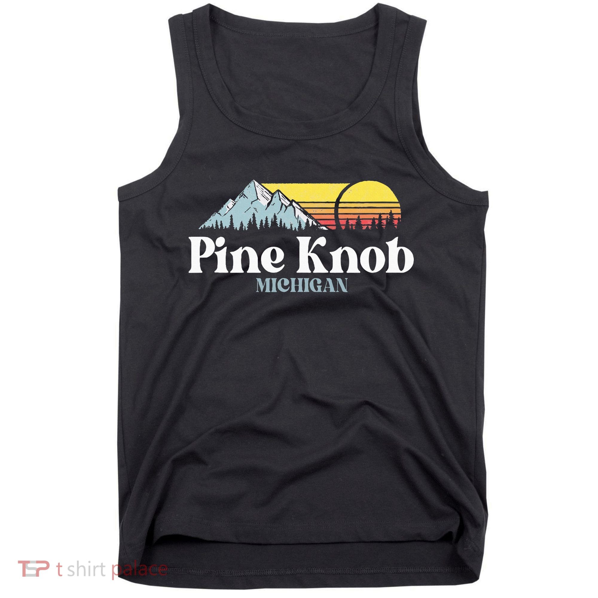 Pine Knob Michigan Ski Snowboarding Vacations Hiking Trails Tank Top