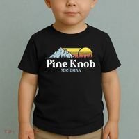 Pine Knob Michigan Ski Snowboarding Vacations Hiking Trails Toddler T-Shirt thumb 2