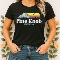 Pine Knob Michigan Ski Snowboarding Vacations Hiking Trails Women's T-Shirt thumb 2