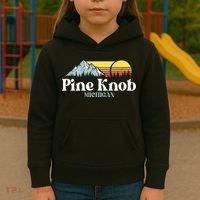 Pine Knob Michigan Ski Snowboarding Vacations Hiking Trails Kids Hoodie thumb 3
