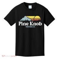 Pine Knob Michigan Ski Snowboarding Vacations Hiking Trails Kids T-Shirt thumb 0