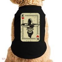 Poker King Mexico Sugar Skull Calavera Cards Player Cowboy Doggie Tank thumb 0