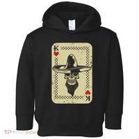 Poker King Mexico Sugar Skull Calavera Cards Player Cowboy Toddler Hoodie thumb 0